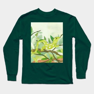 Green little gecko Long Sleeve T-Shirt